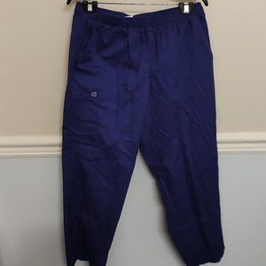 Wonder Work women's purple scrub pants nwot
